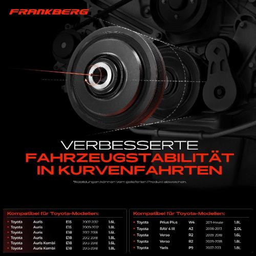 1x Riemenscheibe Kurbelwelle für Toyota Auris Avensis Corolla Prius RAV 4 III Verso Bild 1x Riemenscheibe Kurbelwelle für Toyota Auris Avensis Corolla Prius RAV 4 III Verso