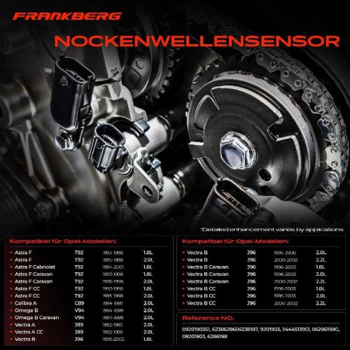 1x Nockenwellenposition Sensor für Opel Astra F Calibra A Omega B Vectra A Vectra B Bild 1x Nockenwellenposition Sensor für Opel Astra F Calibra A Omega B Vectra A Vectra B