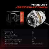 1x Lichtmaschine Generator für Honda City GM Civic VIII Jazz III GE GG GP ZA