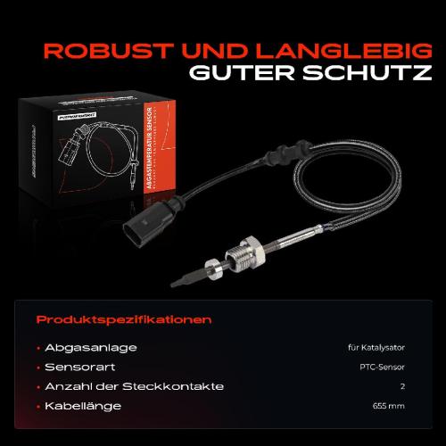 1x Abgastemperatursensor für Mitsubishi Lancer VIII CYA CZA Sportback CXA 2.0L Bild 1x Abgastemperatursensor für Mitsubishi Lancer VIII CYA CZA Sportback CXA 2.0L
