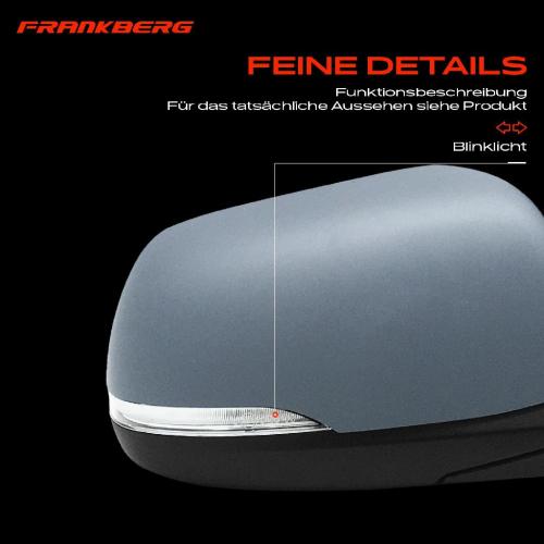 Frankberg 1x Außenspiegel Rechts für KIA Picanto TA 1.0L 1.2L 2011-2017 Bild Frankberg 1x Außenspiegel Rechts für KIA Picanto TA 1.0L 1.2L 2011-2017