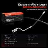 1x Bremsschlauch Bremsschläuche Hinterachse Links für Hyundai Accent IV Stufenheck RB