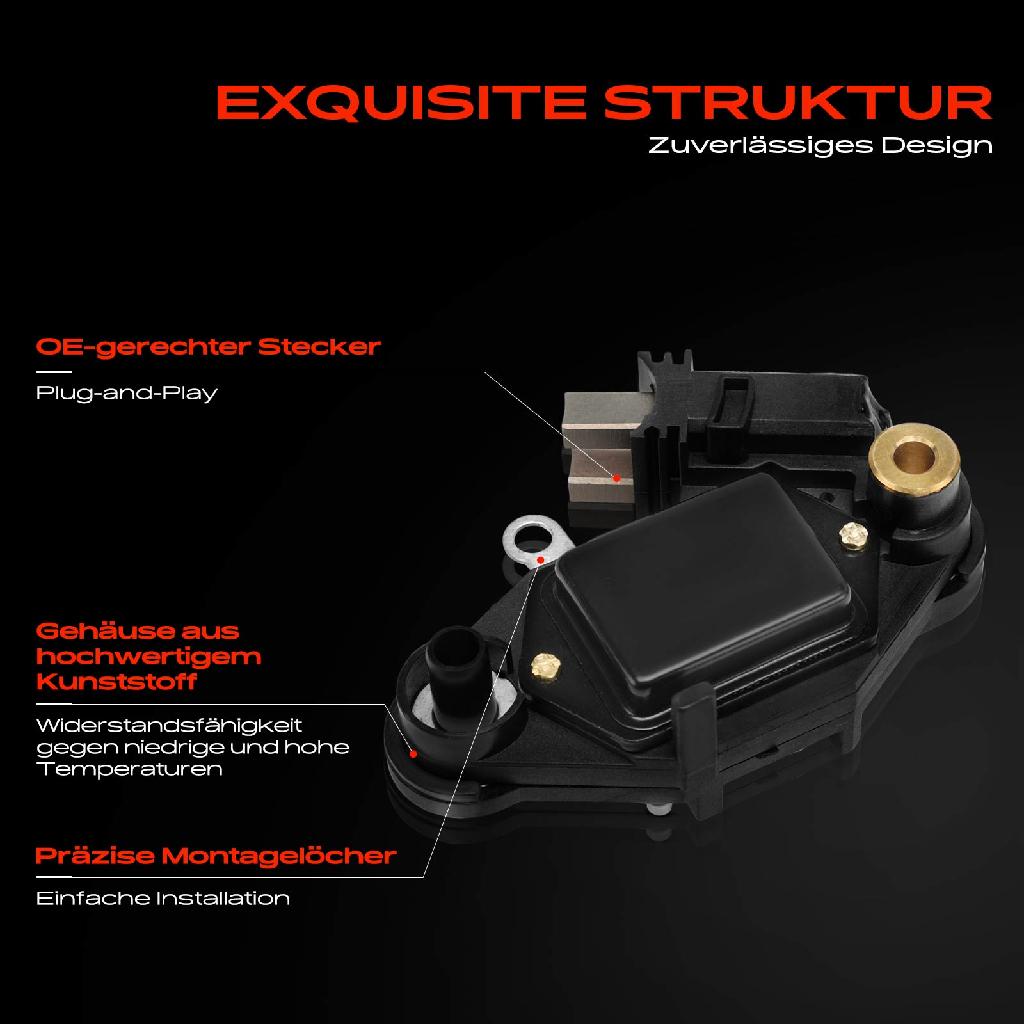 1x Lichtmaschinenregler Generatorregler für Renault Clio I Rapid Mitsubishi Carisma