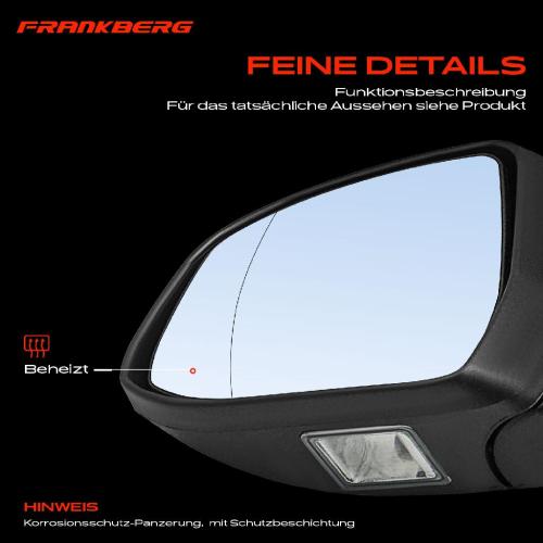 1x Außenspiegel Links für Ford Mondeo IV Stufenheck Turnier BA7 2007-2015 Bild 1x Außenspiegel Links für Ford Mondeo IV Stufenheck Turnier BA7 2007-2015