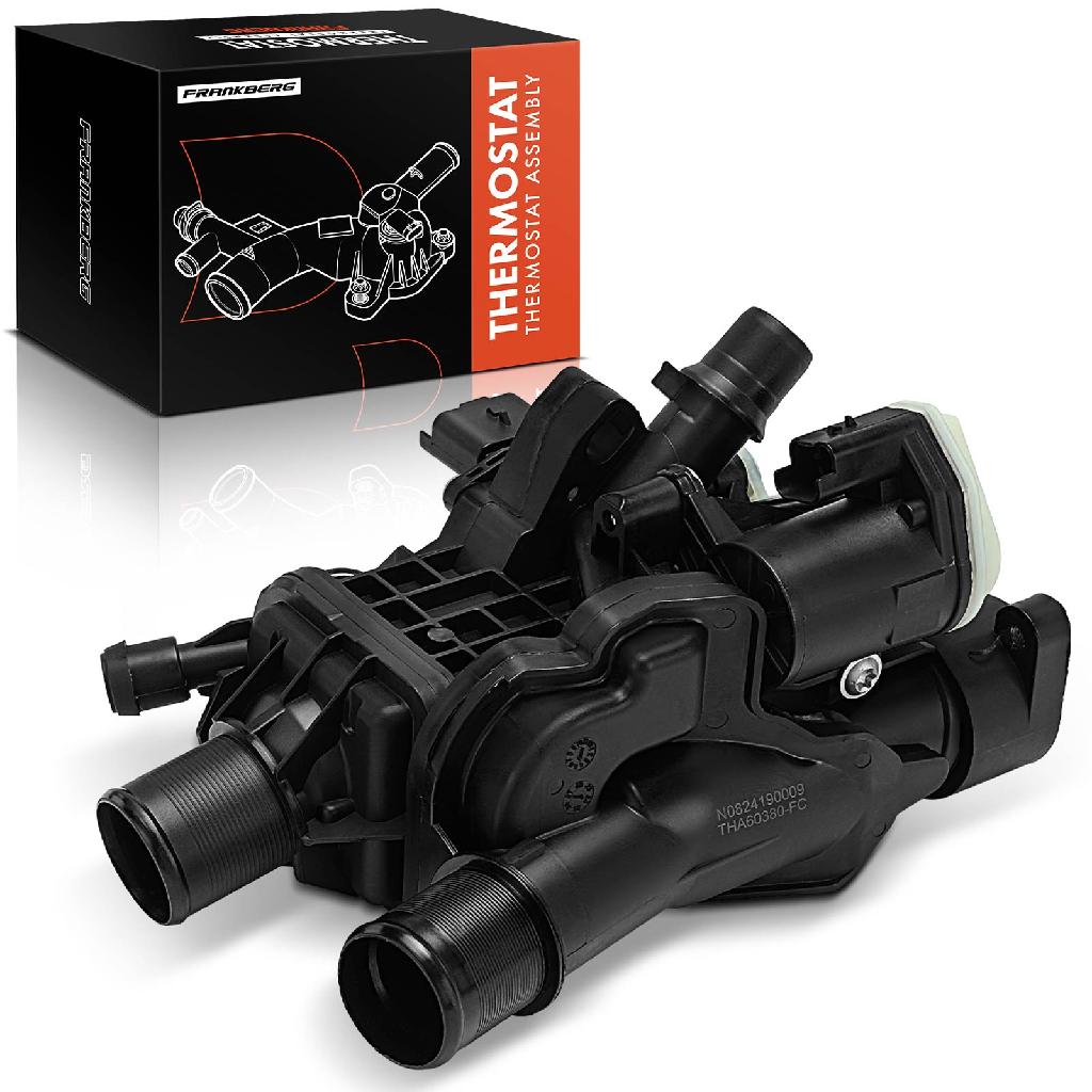 Frankberg 1x Thermostat Kühlmittel für Citroën C4 C5 Jumper Ford Focus 3 Mondeo 5 Peugeot 308