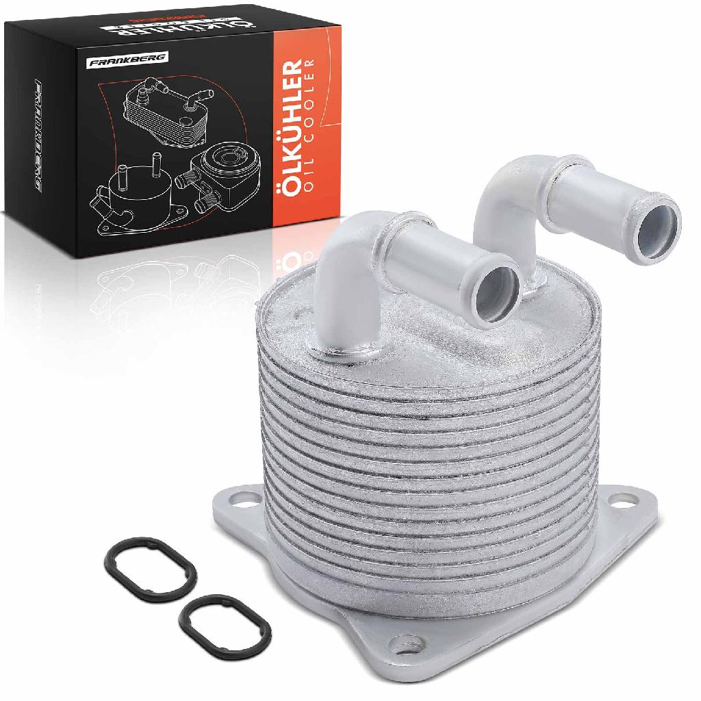 Frankberg 1x Ölkühler Motoröl für Volvo S60 S80 S90 V40 V60 V70 V90 XC40 XC60 XC70 XC90 2.0L