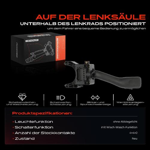 1x Kombischalter Lenkstockschalter für VW Golf 4 1J Passat Bora Audi A3 A6 Ford Bild 1x Kombischalter Lenkstockschalter für VW Golf 4 1J Passat Bora Audi A3 A6 Ford