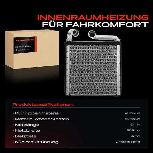 1x Wärmetauscher Innenraumheizung für VW Golf 7 Passat Tiguan Audi Q3 TT Seat Ateca Bild 1x Wärmetauscher Innenraumheizung für VW Golf 7 Passat Tiguan Audi Q3 TT Seat Ateca