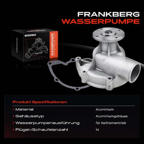 1x Wasserpumpe Kühlwasserpumpe für BMW 5er E12 525 528 6er E24 7er E23 Bild 1x Wasserpumpe Kühlwasserpumpe für BMW 5er E12 525 528 6er E24 7er E23