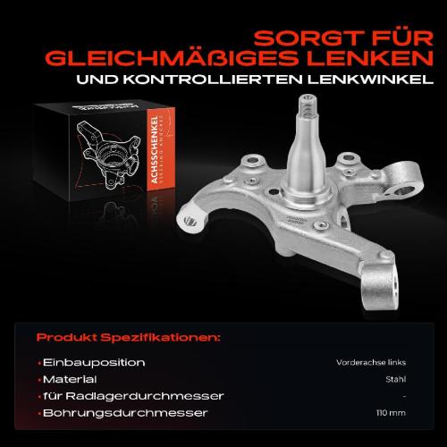 1x Achsschenkel Radaufhängung Vorderachse Links für Mercedes-Benz E-Klasse W212 S212 E350 E500 Bild 1x Achsschenkel Radaufhängung Vorderachse Links für Mercedes-Benz E-Klasse W212 S212 E350 E500