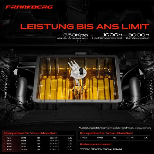 1x Kraftstoffpumpe für Volvo S80 II 124 XC60 156 XC70 II 136 3.0L 4.4L 3.2L 2006-2014 Bild 1x Kraftstoffpumpe für Volvo S80 II 124 XC60 156 XC70 II 136 3.0L 4.4L 3.2L 2006-2014