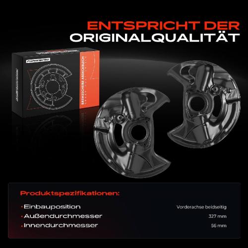 2x Ankerblech Bremsscheibe Vorderachse Beidseitig für Mercedes-Benz W202 C180 S202 C200 W210 Bild 2x Ankerblech Bremsscheibe Vorderachse Beidseitig für Mercedes-Benz W202 C180 S202 C200 W210