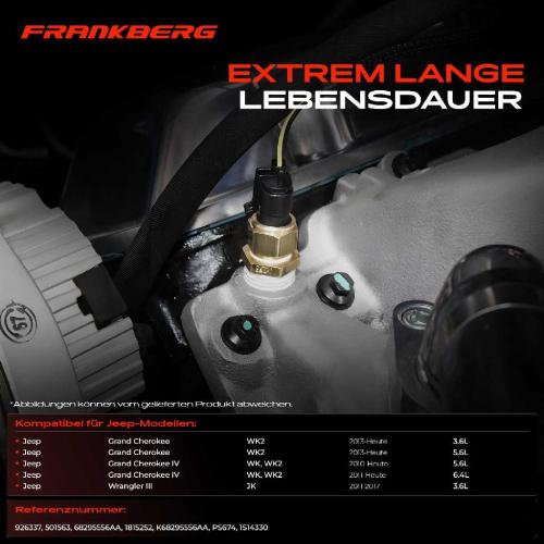1x Öldruckschalter für Jeep Grand Cherokee IV WK Van WK2 Wrangler III JK 5.7L 6.4L Bild 1x Öldruckschalter für Jeep Grand Cherokee IV WK Van WK2 Wrangler III JK 5.7L 6.4L