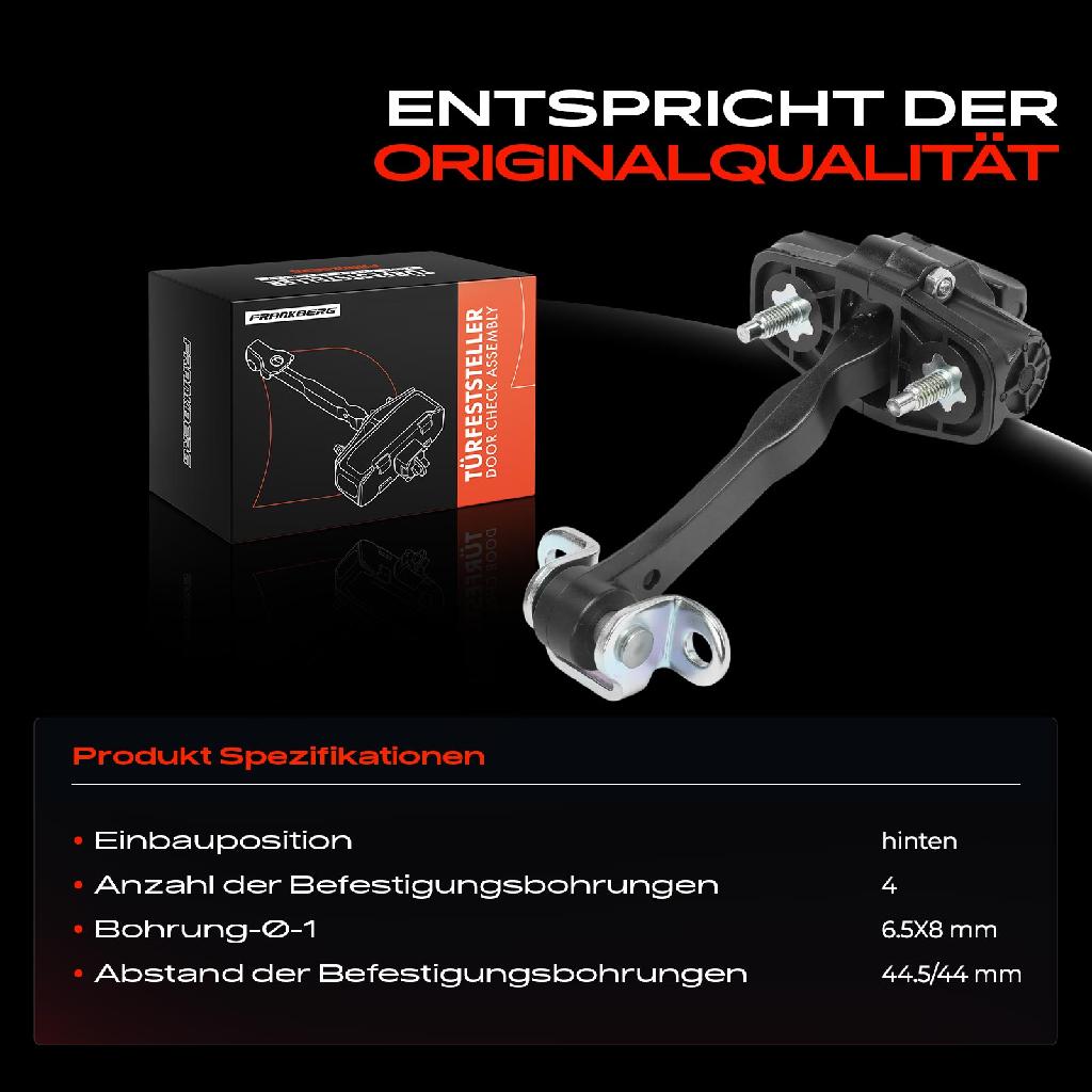 1x Türfeststeller Türfangband Türstopper Hinten für Alfa Romeo 159 Sportwagon 939 2006-2012