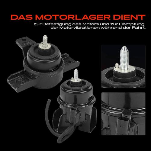2x Motorlager Vorne Rechts für Hyundai Santa Fé II CM iX55 2.7L Bild 2x Motorlager Vorne Rechts für Hyundai Santa Fé II CM iX55 2.7L