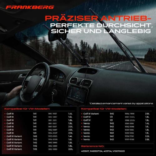 Frankberg 1x Wischermotor Scheibenwischermotor Hinten für VW Golf III 1H1 1H5 Golf IV 1J1 Bild Frankberg 1x Wischermotor Scheibenwischermotor Hinten für VW Golf III 1H1 1H5 Golf IV 1J1