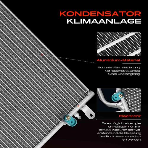 Frankberg 1x Kondensator Klimaanlage für Audi A6 4F2 C6 A6 Allroad 4FH A6 Avant 4F5 2.0L 5.2L Bild Frankberg 1x Kondensator Klimaanlage für Audi A6 4F2 C6 A6 Allroad 4FH A6 Avant 4F5 2.0L 5.2L
