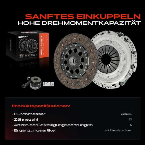 1x Kupplungssatz für Mitsubishi Grandis NAW Lancer VIII CYA CZA Lancer VIII Sportback CXA 2.0L Bild 1x Kupplungssatz für Mitsubishi Grandis NAW Lancer VIII CYA CZA Lancer VIII Sportback CXA 2.0L