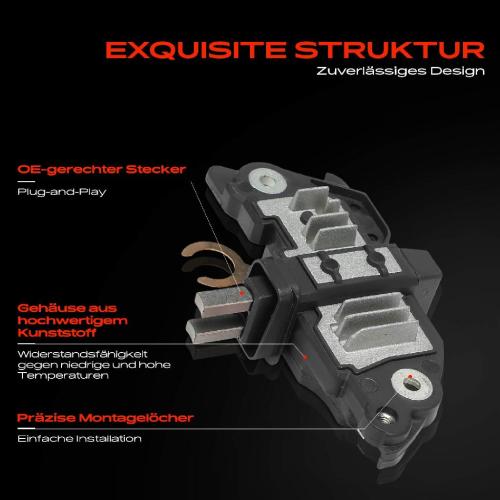 1x Lichtmaschinenregler Generatorregler für Citroën C5 I DC C8 Jumpy Fiat Scudo Bus Bild 1x Lichtmaschinenregler Generatorregler für Citroën C5 I DC C8 Jumpy Fiat Scudo Bus