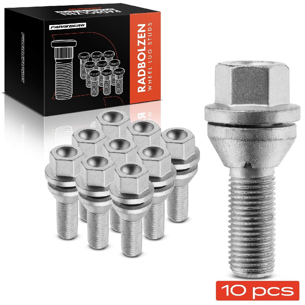 Frankberg 10x Radschraube für Volvo S60 S80 V60 V70 XC40 XC60 XC70 XC90