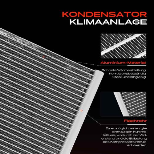 Frankberg 1x Kondensator Klimaanlage für BMW 5er Touring E39 2.0L 2.5L 2.8L 3.5L 4.4L 1995-2004 Bild Frankberg 1x Kondensator Klimaanlage für BMW 5er Touring E39 2.0L 2.5L 2.8L 3.5L 4.4L 1995-2004