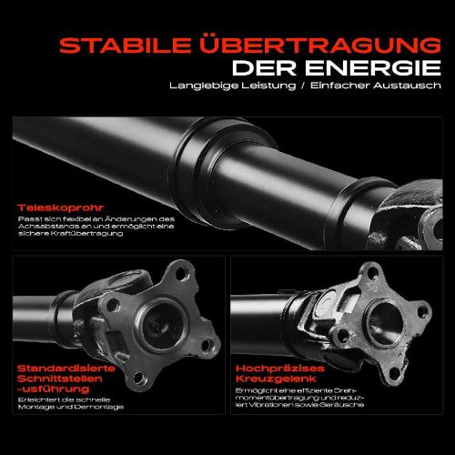 Frankberg 1x Kardanwelle Gelenkwelle Vorderachse für Toyota 4 Runner Land Cruiser Prado 4.0L Bj ab 2002 Bild Frankberg 1x Kardanwelle Gelenkwelle Vorderachse für Toyota 4 Runner Land Cruiser Prado 4.0L Bj ab 2002