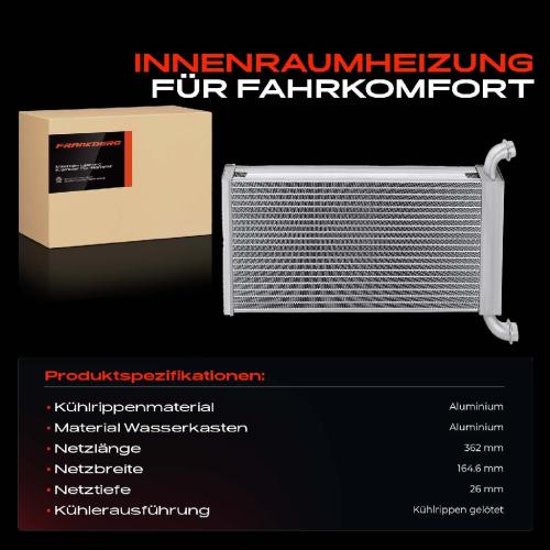 1x Wärmetauscher Innenraumheizung für VW Crafter 30-35 Mercedes-Benz Sprinter B906 Bild 1x Wärmetauscher Innenraumheizung für VW Crafter 30-35 Mercedes-Benz Sprinter B906