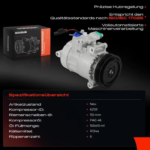 Frankberg 1x Klimakompressor für Mercedes-Benz B-Klasse W242 W246 1.6L 2011-2012 Bild Frankberg 1x Klimakompressor für Mercedes-Benz B-Klasse W242 W246 1.6L 2011-2012