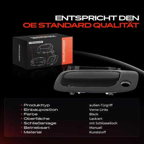 1x Türgriff Vorne Links außen für Opel Astra G Cabriolet Caravan CC Coupe Kasten/Kombi Klasseic Stufenheck Bild 1x Türgriff Vorne Links außen für Opel Astra G Cabriolet Caravan CC Coupe Kasten/Kombi Klasseic Stufenheck