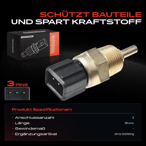 Frankberg 1x Sensor Kühlmitteltemperatur für KIA Carens I FC Carens II Carens III FJ 2002-2021 Bild Frankberg 1x Sensor Kühlmitteltemperatur für KIA Carens I FC Carens II Carens III FJ 2002-2021