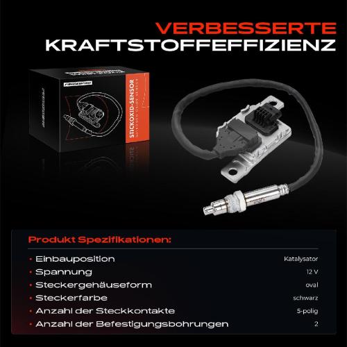 1x Nox Sensor Nitrogen Oxide Lamdasonde Katalysator für Audi A4 Allroad Avant A5 Sportback Bild 1x Nox Sensor Nitrogen Oxide Lamdasonde Katalysator für Audi A4 Allroad Avant A5 Sportback