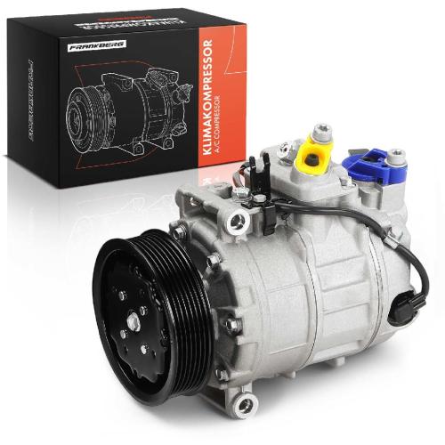 Frankberg 1x Klimakompressor für Audi A8 4E2 4E8 3.0L 3.7L VW Phaeton 3D 4.2L 2002-2007 Bild Frankberg 1x Klimakompressor für Audi A8 4E2 4E8 3.0L 3.7L VW Phaeton 3D 4.2L 2002-2007