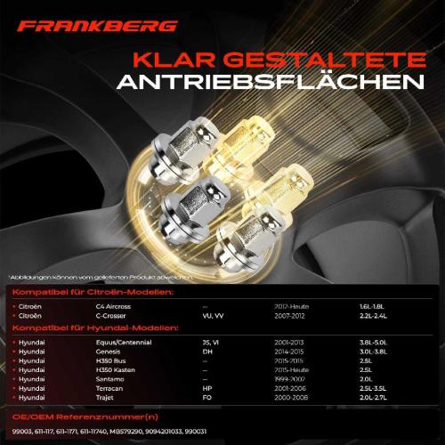 5x Radmutter für Citroën C4 Mitsubishi Peugeot Toyota Hyundai Lexus KIA Lancer Bild 5x Radmutter für Citroën C4 Mitsubishi Peugeot Toyota Hyundai Lexus KIA Lancer