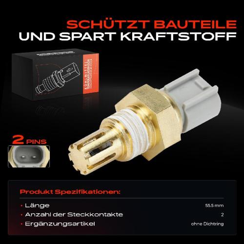 Frankberg 1x Kühlmitteltemperatur Sensor Temperatursensor für Toyota Auris Kombi E18 Avensis Station Wagon T25 Bild Frankberg 1x Kühlmitteltemperatur Sensor Temperatursensor für Toyota Auris Kombi E18 Avensis Station Wagon T25