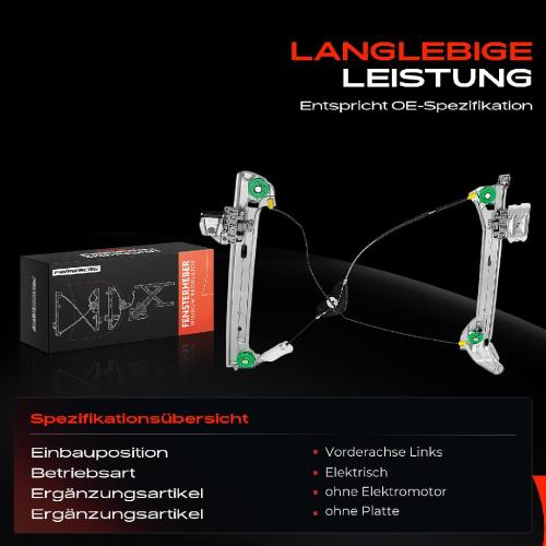 Frankberg 1x Fensterheber Vorne Links für Audi A5 8T3 2007-2017 Bild Frankberg 1x Fensterheber Vorne Links für Audi A5 8T3 2007-2017