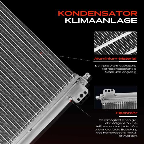 Frankberg 1x Kondensator Klimaanlage für Mercedes-Benz SLK R171 1.8L 3.0L 3.5L 2004-2011 Bild Frankberg 1x Kondensator Klimaanlage für Mercedes-Benz SLK R171 1.8L 3.0L 3.5L 2004-2011