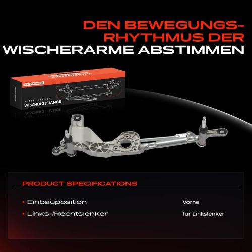 Frankberg 1x Wischergestänge Vorne für Fiat Idea Lancia Musa 350 1.4L Bild Frankberg 1x Wischergestänge Vorne für Fiat Idea Lancia Musa 350 1.4L