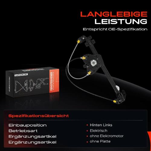 1x Fensterheber Hinten Links für Opel Meriva X03 Großraumlimousine Bild 1x Fensterheber Hinten Links für Opel Meriva X03 Großraumlimousine