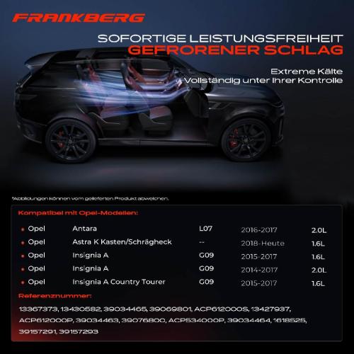 Frankberg 1x Klimakompressor für Opel Antara K B16 Insignia A G09 1.6L 2.0L Bj ab 2014 Bild Frankberg 1x Klimakompressor für Opel Antara K B16 Insignia A G09 1.6L 2.0L Bj ab 2014