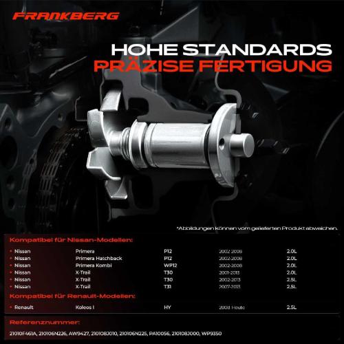 1x Wasserpumpe Kühlwasserpumpe für Nissan Primera P12 X-Trail T30 Renault Koleos HY 2.0L 2.5L Bild 1x Wasserpumpe Kühlwasserpumpe für Nissan Primera P12 X-Trail T30 Renault Koleos HY 2.0L 2.5L