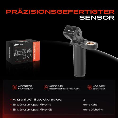 1x Kurbelwellensensor Impulsgeber für Ford Cougar Fiesta Mondeo KA Mazda 1992-2010 Bild 1x Kurbelwellensensor Impulsgeber für Ford Cougar Fiesta Mondeo KA Mazda 1992-2010