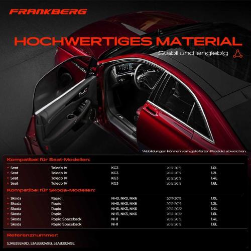 1x Türfeststeller Türfangband Türstopper Hinten für Seat Toledo IV Skoda Rapid Spaceback Bild 1x Türfeststeller Türfangband Türstopper Hinten für Seat Toledo IV Skoda Rapid Spaceback