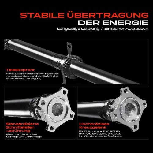 Frankberg 1x Kardanwelle Gelenkwelle Hinterachse für Dacia Duster Kasten 1.2L 1.3L 1.5L 1.6L Bj ab 2010 Bild Frankberg 1x Kardanwelle Gelenkwelle Hinterachse für Dacia Duster Kasten 1.2L 1.3L 1.5L 1.6L Bj ab 2010