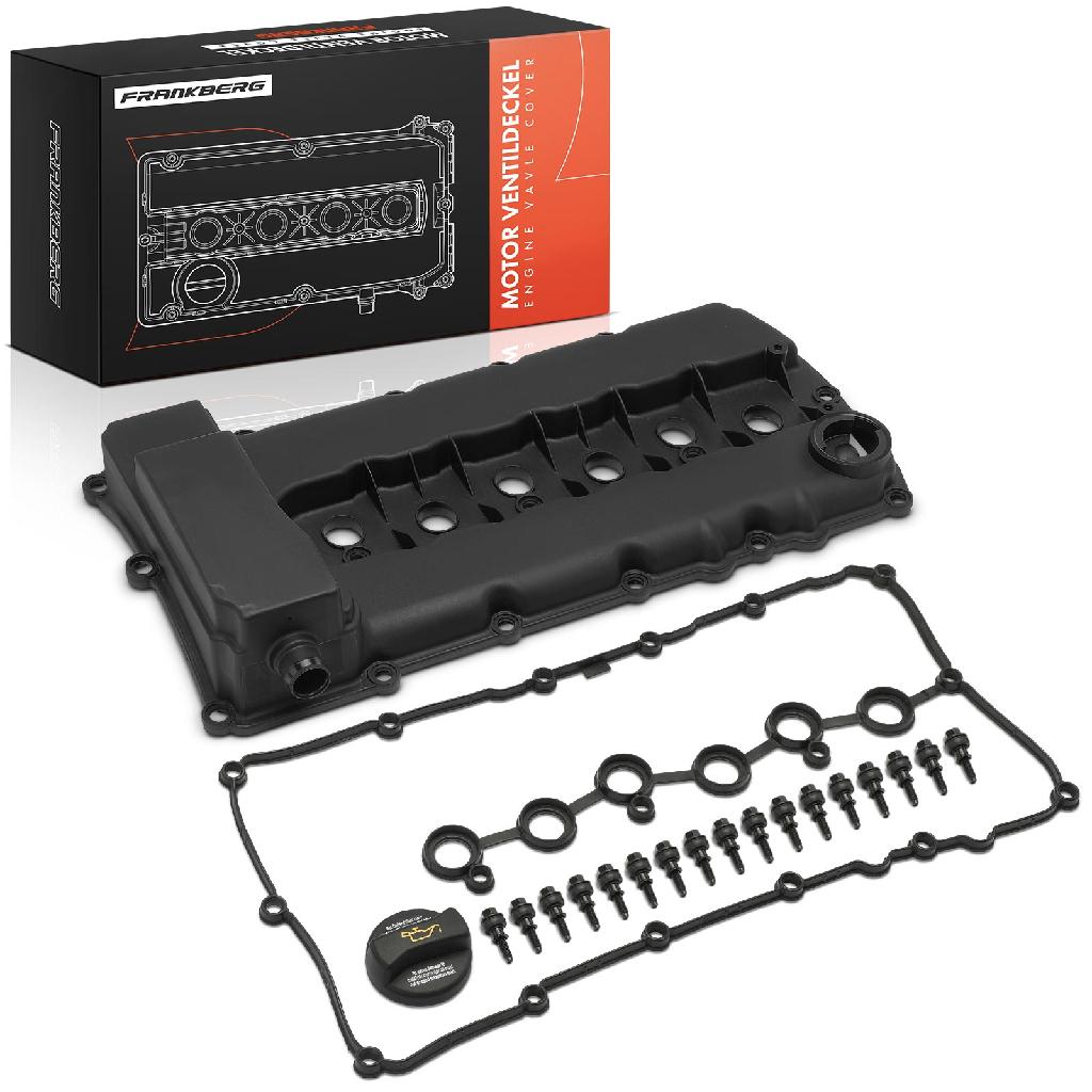 Frankberg 1x Ventildeckel Zylinderkopfhaube für VW Passat CC Touareg EOS Audi Q7 Skoda 3.6L