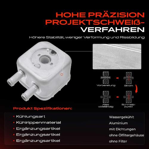 1x Ölkühler Motoröl für VW Golf Passat Bora Audi A3 A4 A6 A8 Skoda Superb 1991-2015 Bild 1x Ölkühler Motoröl für VW Golf Passat Bora Audi A3 A4 A6 A8 Skoda Superb 1991-2015