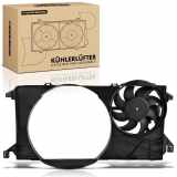 Frankberg 1x Motorkühller Einfachlüfter mit Kühlerlüfterrahmen Ford Transit Bus/Kasten FB FC FD FS FZ FA