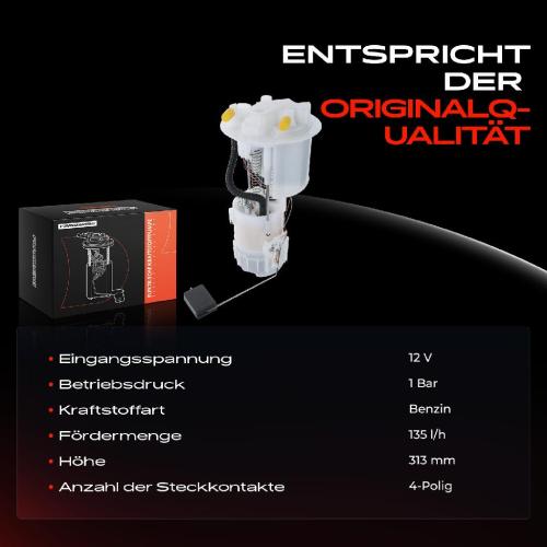 Frankberg 1x Kraftstoffpumpe für Citroën C1 PM PN C1 II PA PS Peugeot 107 PM PN 108 Toyota Aygo B1 B4 Bj ab 2005 Bild Frankberg 1x Kraftstoffpumpe für Citroën C1 PM PN C1 II PA PS Peugeot 107 PM PN 108 Toyota Aygo B1 B4 Bj ab 2005