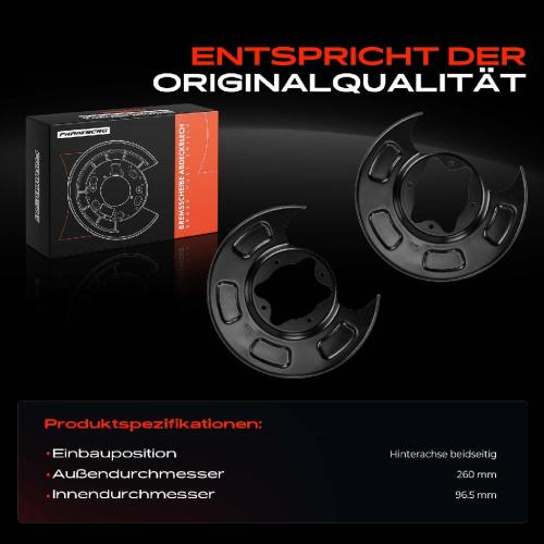 2x Ankerblech Bremsscheibe Hinterachse Beidseitig für Hyundai i10 PA 1.0L 1.1L 1.2L 2007-2018 Bild 2x Ankerblech Bremsscheibe Hinterachse Beidseitig für Hyundai i10 PA 1.0L 1.1L 1.2L 2007-2018