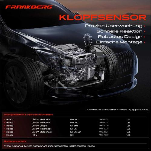 1x Klopfsensor Klopfgeber für Honda Civic VI MB MC EJ HR-V GH 1.4L-1.6L Bild 1x Klopfsensor Klopfgeber für Honda Civic VI MB MC EJ HR-V GH 1.4L-1.6L