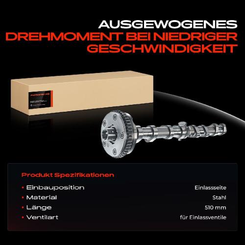 Frankberg 1x Nockenwelle für VW Golf VI 5K1 Passat Audi A3 8P A4 8K A5 8T 8F TT 8J Bild Frankberg 1x Nockenwelle für VW Golf VI 5K1 Passat Audi A3 8P A4 8K A5 8T 8F TT 8J